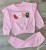 Костюм Benzer "Love" розовый, девочка 9-12-18 месяцев, фото