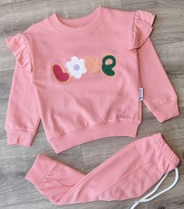 Костюм Benzer "Love" коричневий (теракотовий), дівчинка 9-12-18 місяців