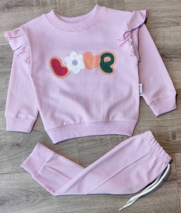 Костюм Benzer "Love" фіолетовий (бузковий), дівчинка 9-12-18 місяців