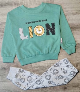 Костюм Benzer "Lion" зелений, хлопчик 9-12-18 місяців