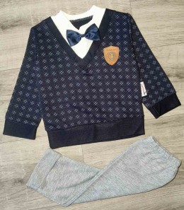Костюм Benzer ''Fashion" синий, мальчик 6-9-12 месяцев