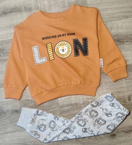 Костюм Benzer "Lion" оранжевый, мальчик 9-12-18 месяцев