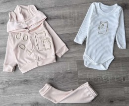 Комплект Hopy kids «Cool» персиковый, девочка 3-6-9 месяцев