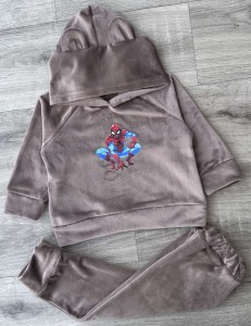Костюм "Спайдер" коричневый, мальчик 9-12-24-36 месяцев