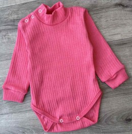 Боді «Однотонний» малиновий, дівчинка 6-9-12-24 місяців