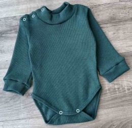 Боді «Однотонний» зелений, хлопчик 6-9-12-24 місяців