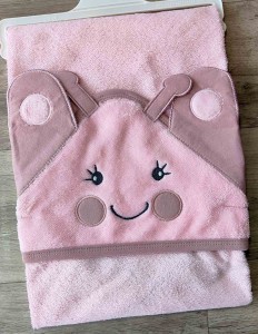 Полотенце Ramel "Улитка" розовый, девочка 75*80