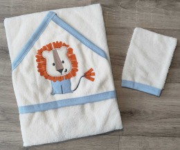 Полотенце Ramel "Левеня" голубой 2, мальчик 100*100