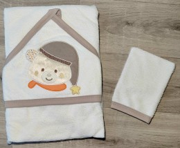 Полотенце Ramel "Медвежонок" бежевый, унисекс 100*100