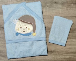 Полотенце Ramel "Медвежонок" голубой, мальчик 100*100