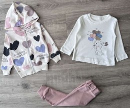 Костюм Partner "Love You" коричневий(теракотовий), дівчинка 9-12-18-24 місяців