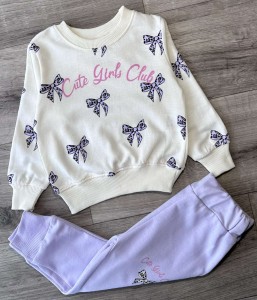 Костюм Partner "Cute Girls Club" фіолетовий(бузковий), дівчинка 9-12-18-24 місяців