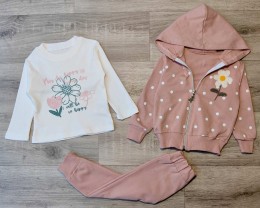 Костюм Partner "Ромашка" коричневий(теракотовий), дівчинка 9-12-18-24 місяців