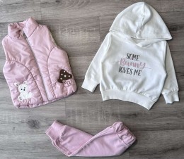 Костюм Partner "Some Bunny" рожевий, дівчинка 9-12-18-24 місяців