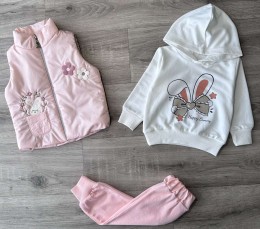 Костюм Partner "Happy Bunny" персиковий, дівчинка 9-12-18-24 місяців