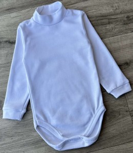 Боді "Однотонний", білий, унісекс 9-12-18-24 місяців