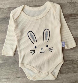Боді Findik "Зайчик" молочний, дівчинка 3-6-9-12-18 місяців