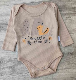Боді Findik "Snuggle time" коричневий, хлопчик 3-6-9-12-18 місяців