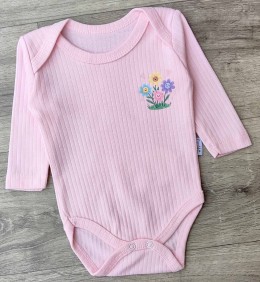Боди Findik "Flowers" розовый, девочка 3-6-9-12-18 месяцев