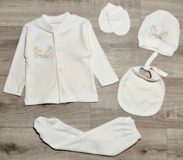 Комплект Findik «Голубь» белый, унисекс 3 месяцев