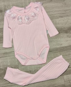 Комплект Findik "Кружева", розовый, девочка 3-6-9  месяцев