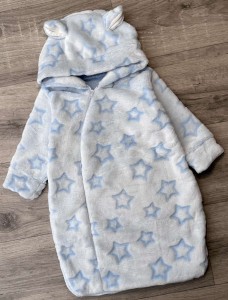 Кокон «Звезды» голубой, мальчик 0-3 месяцев