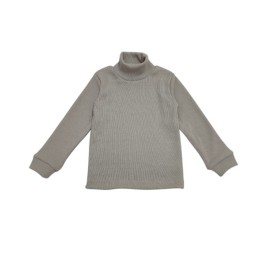 Водолазка "Однотонная", бежевый, унисекс 3-4-5-6 лет