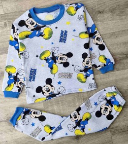 Пижама "Мышенок" серая, мальчик 2-3-4-5-6 лет