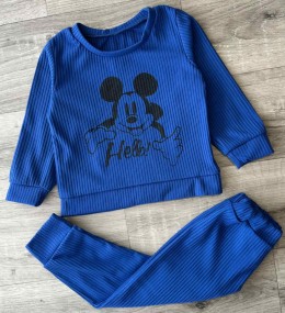 Костюм "Hello!" синій, хлопчик 2-3-4-5 років