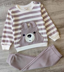 Костюм Deco "Ведмедик", коричневий(блідий), хлопчик 9-12-18-24 місяців