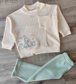 Костюм Moon "Зверыки", зеленый, мальчик 3-6-9-12-18 месяцев