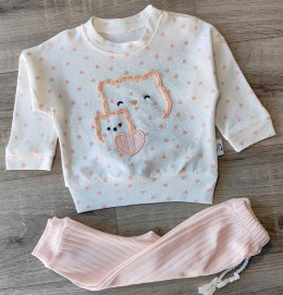 Костюм Anilco "Кішка" персиковий, дівчинка 3-6-9 місяців