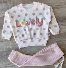 Костюм Anilco "Lovely" коричневый (теракотовй), дівчинка 3-6-9 місяців