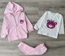 Костюм Minitix "Ведмедик" рожевий, дівчинка 9-12-18-24 місяців