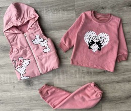 Костюм Minitix "Мишка" коричневий (теракотовий), дівчинка 9-12-18-24 місяців