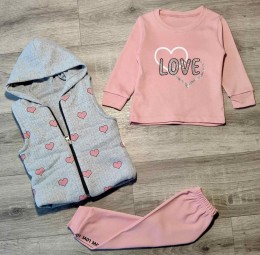 Костюм Minitix "Love" коричневий (теракотовий), дівчинка 9-12-18-24 місяців