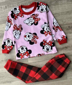 Пижама "Мышенок" красный, девочка 2-3-4-5-6 лет