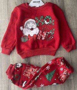 Костюм Dream "Ho-Ho" красный, мальчик 1-2-3-4 года