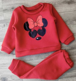 Костюм "Мишка" червоний, дівчинка 2-3-4-5 років