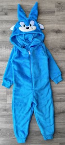 Кигуруми «Ёж» синий, мальчик 2-3-4-5-6 лет