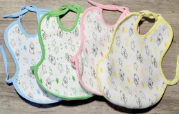 Слюнявчик "Звездочки", микс цветов 23*30, мальчик+девочка