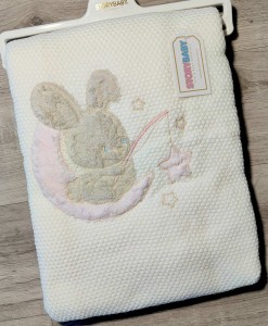 Плед Story Baby «Зайчик» розовый 2, девочка 80*90