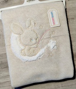 Плед Story Baby «Зайчик» бежевый, унисекс 80*90