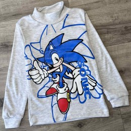 Водолазка "Ёж" серый, мальчик 2-3-4-5 лет