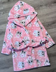 Халат "Совенок" розовый, девочка 2-3-4-5 лет