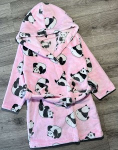 Халат "Пандочка" розовый, девочка 2-3-4-5 лет