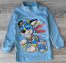 Водолазка "Paw" голубой, мальчик 2-3-4-5 лет