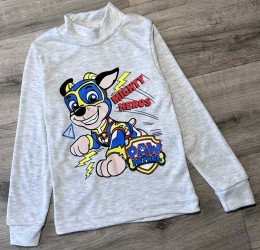 Водолазка "Paw" серый, мальчик 2-3-4-5 лет