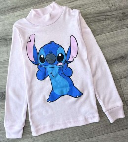 Водолазка "Стич" розовый, девочка 2-3-4-5 лет