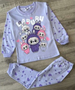Пижама Supermini "Лабубу" фиолетовый(сиреневый), девочка 4-5-6 лет